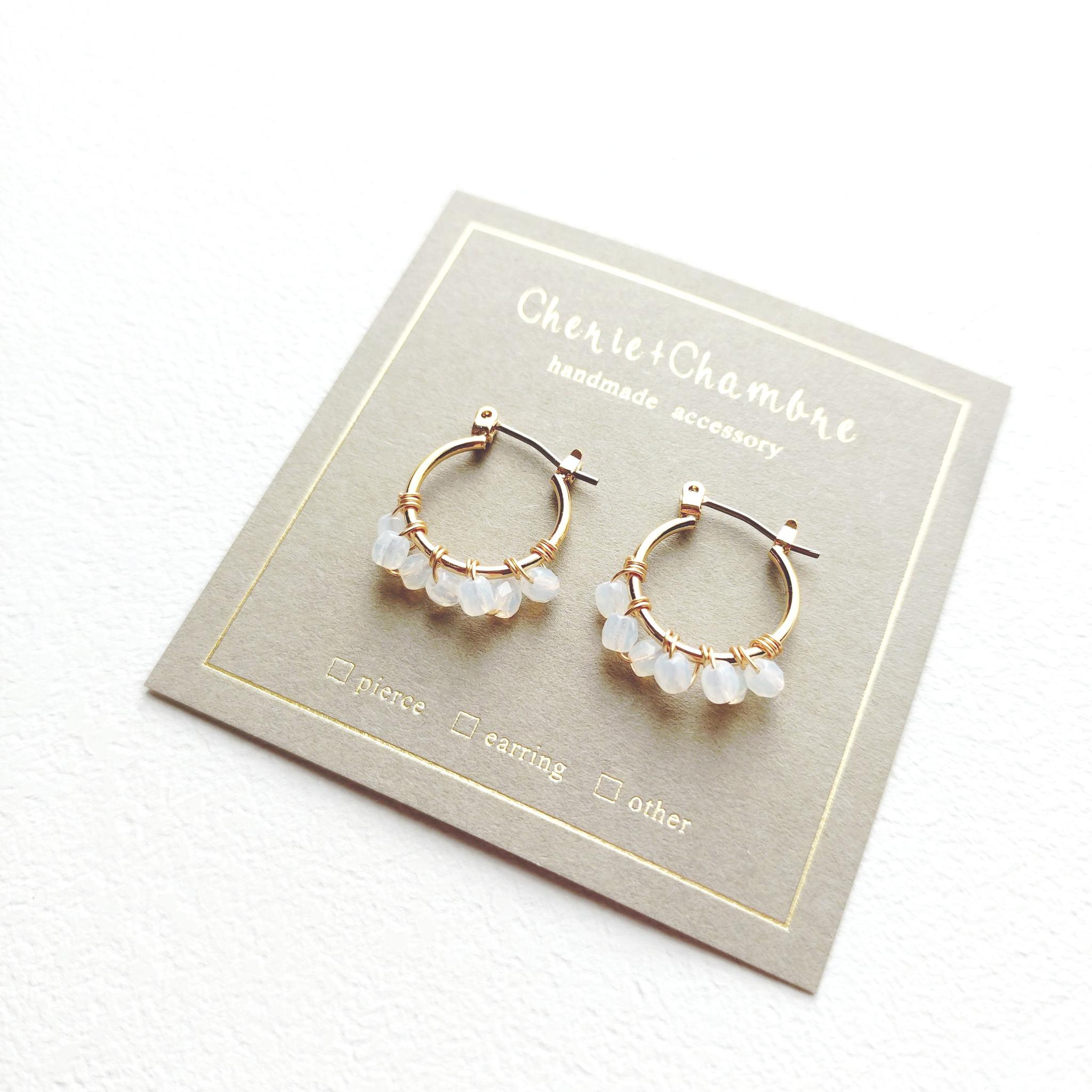 Czech Beads Foop Pierce/Earring | 2枚目